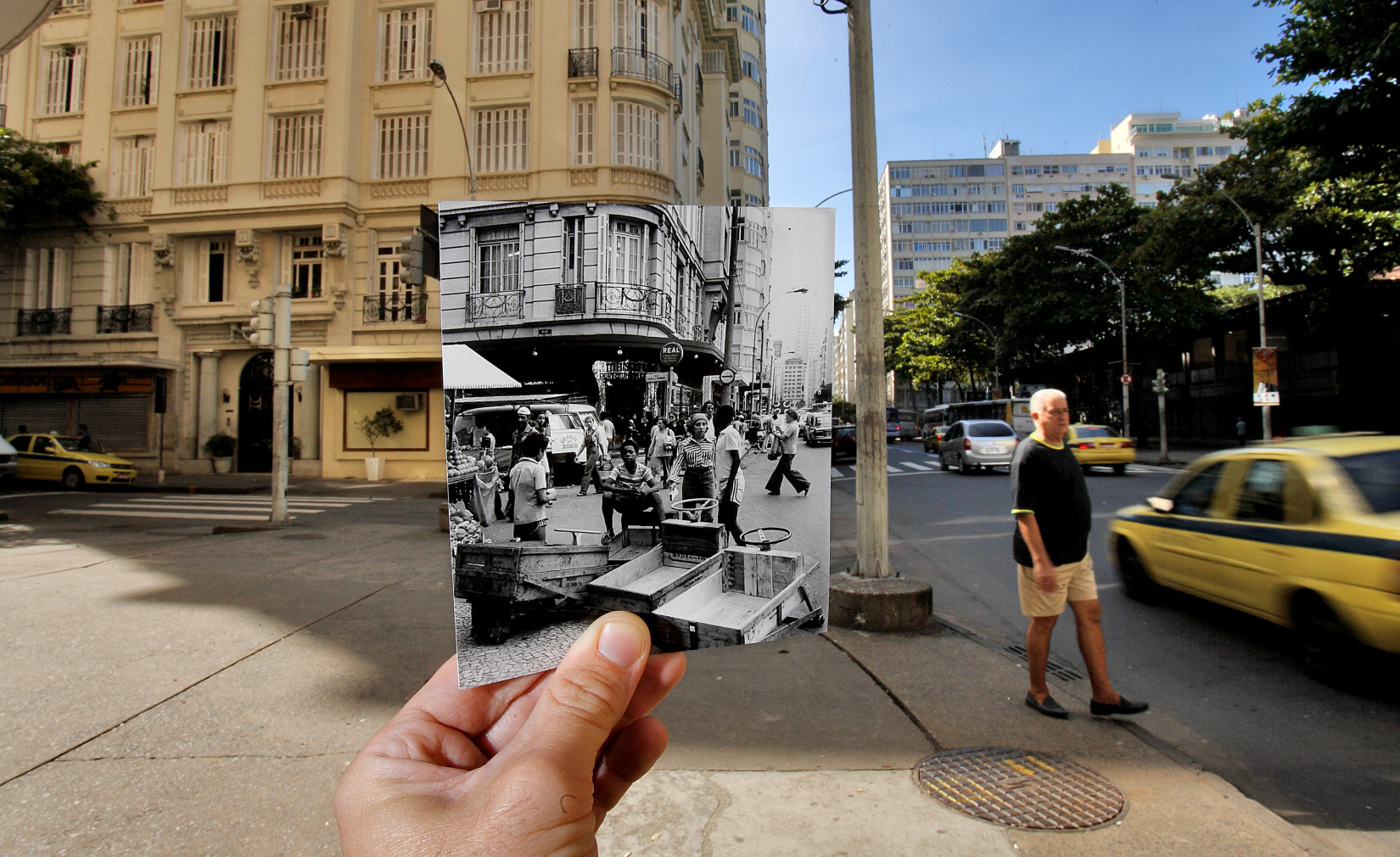 Esquina da rua Ronald de Carvalho com av. Nossa Senhora de Copacabana