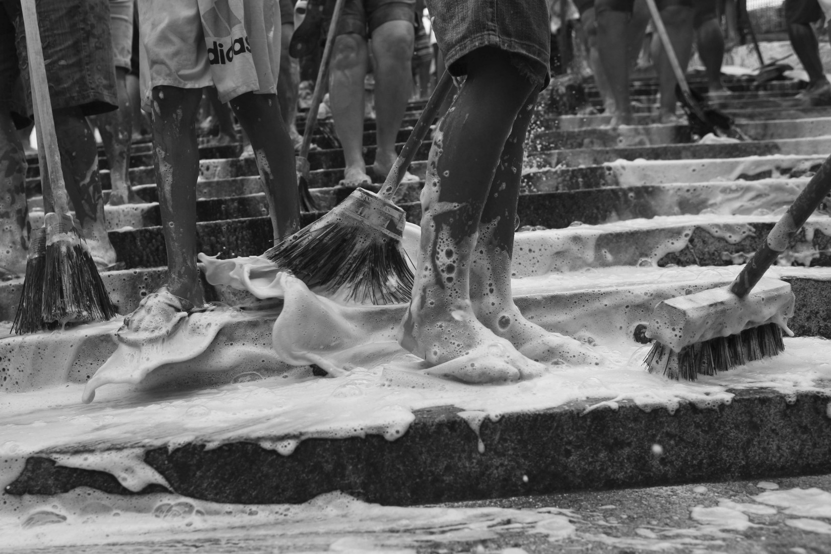 Lavagem da escadaria III