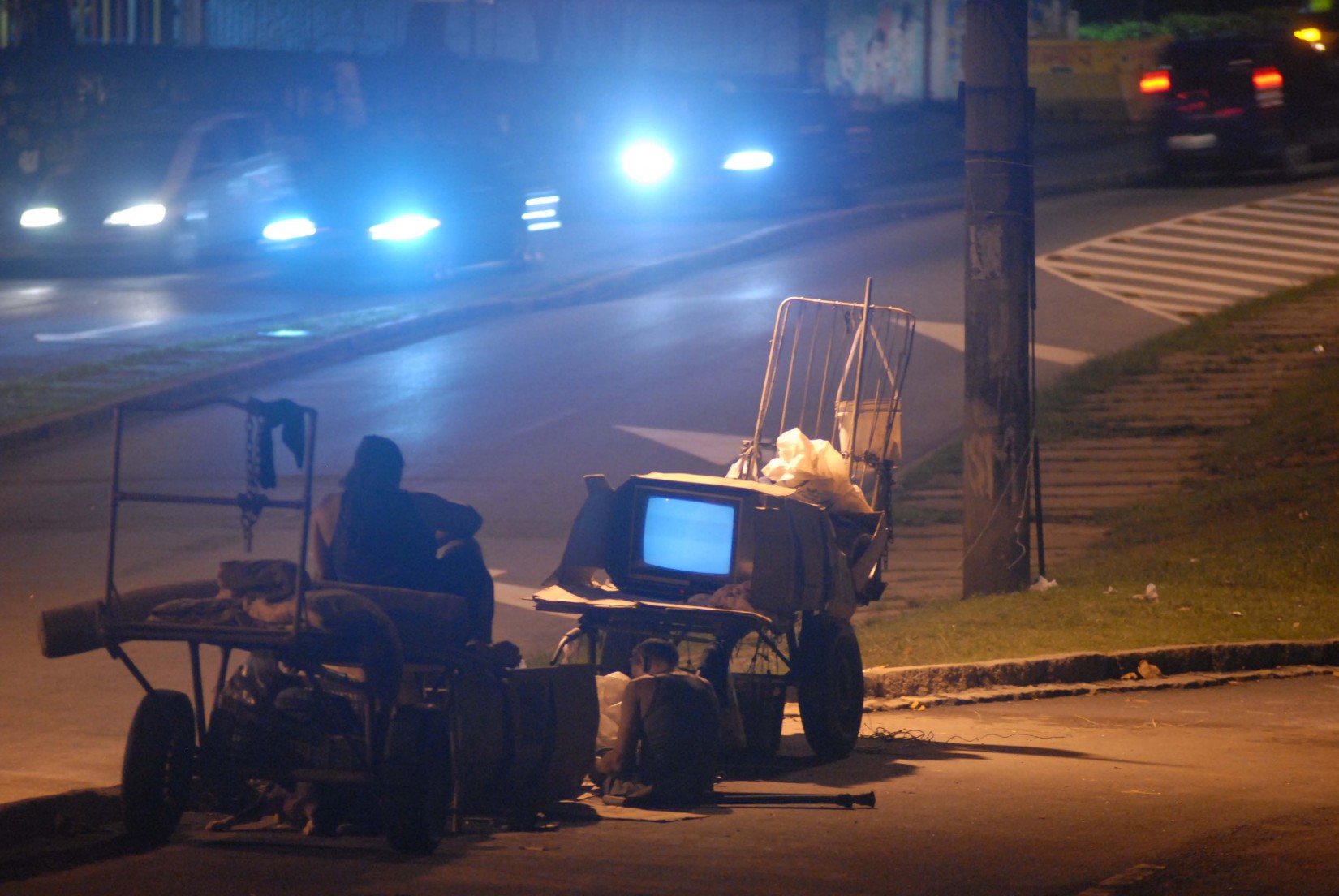 TV na rua