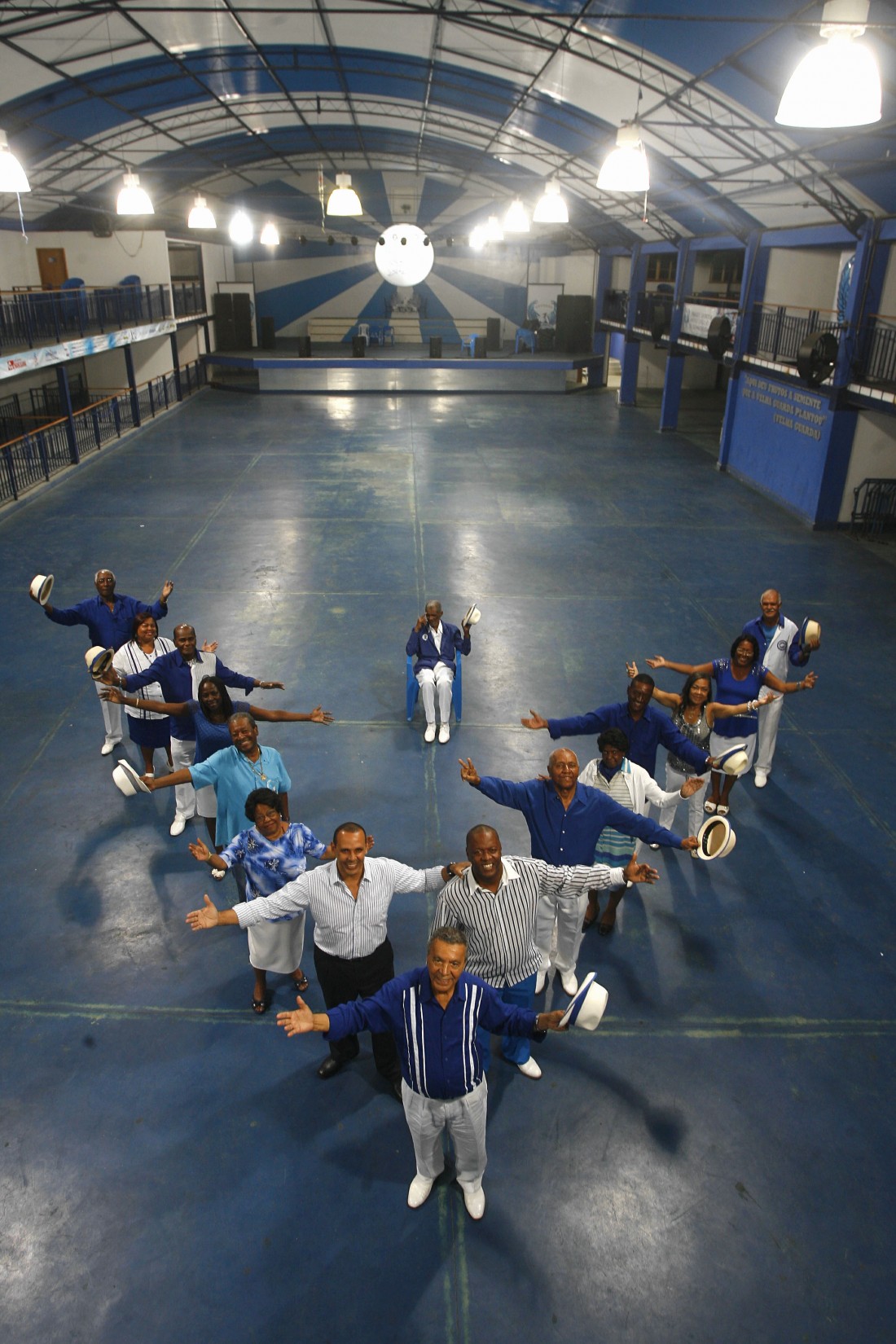 Portela e sua nova diretoria